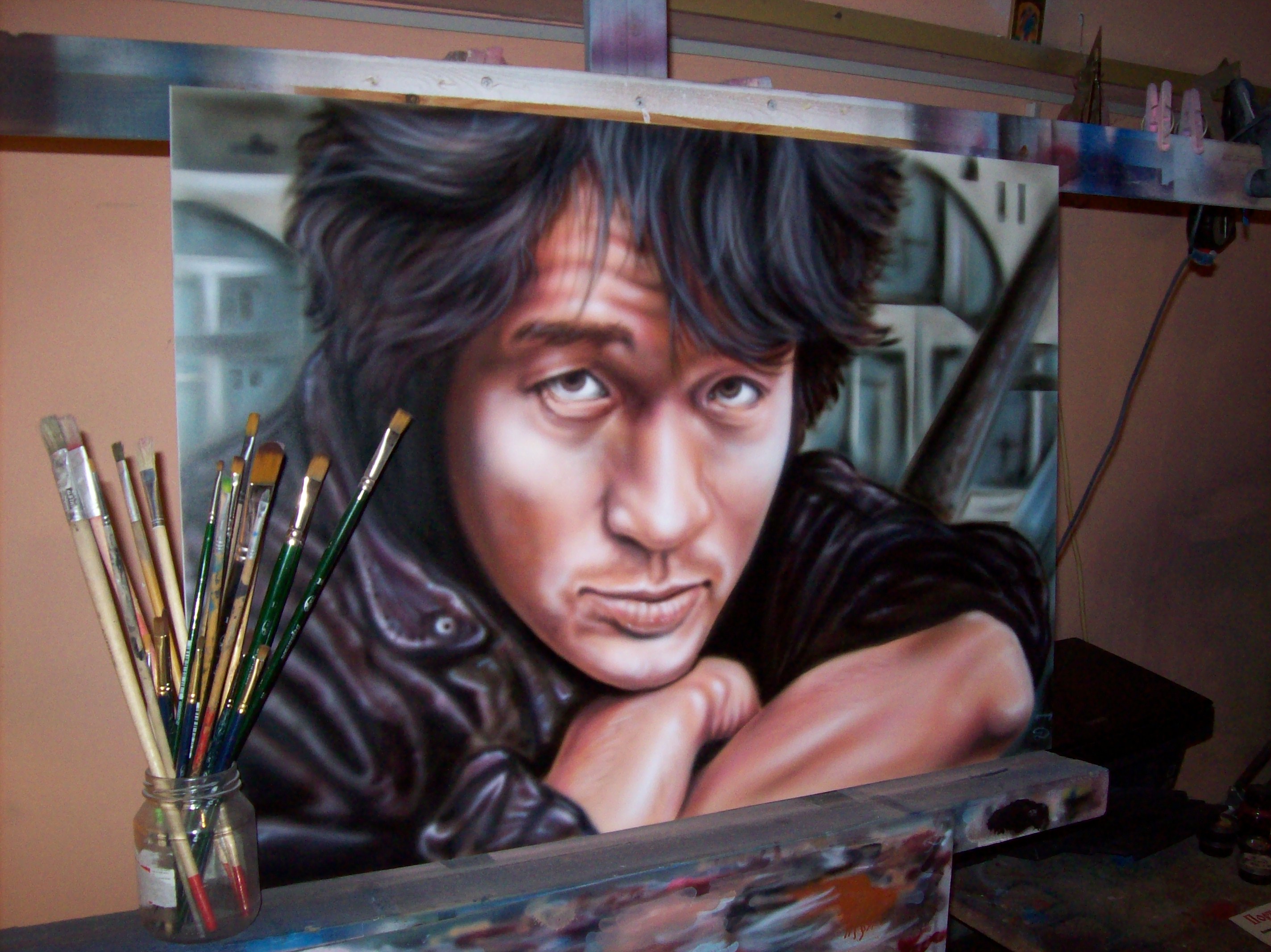 Портрет Виктора Цоя Портрет Виктора Цоя